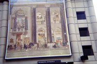 mural, kc library parking structrue